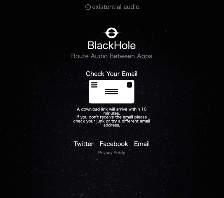 existential audio blackhole